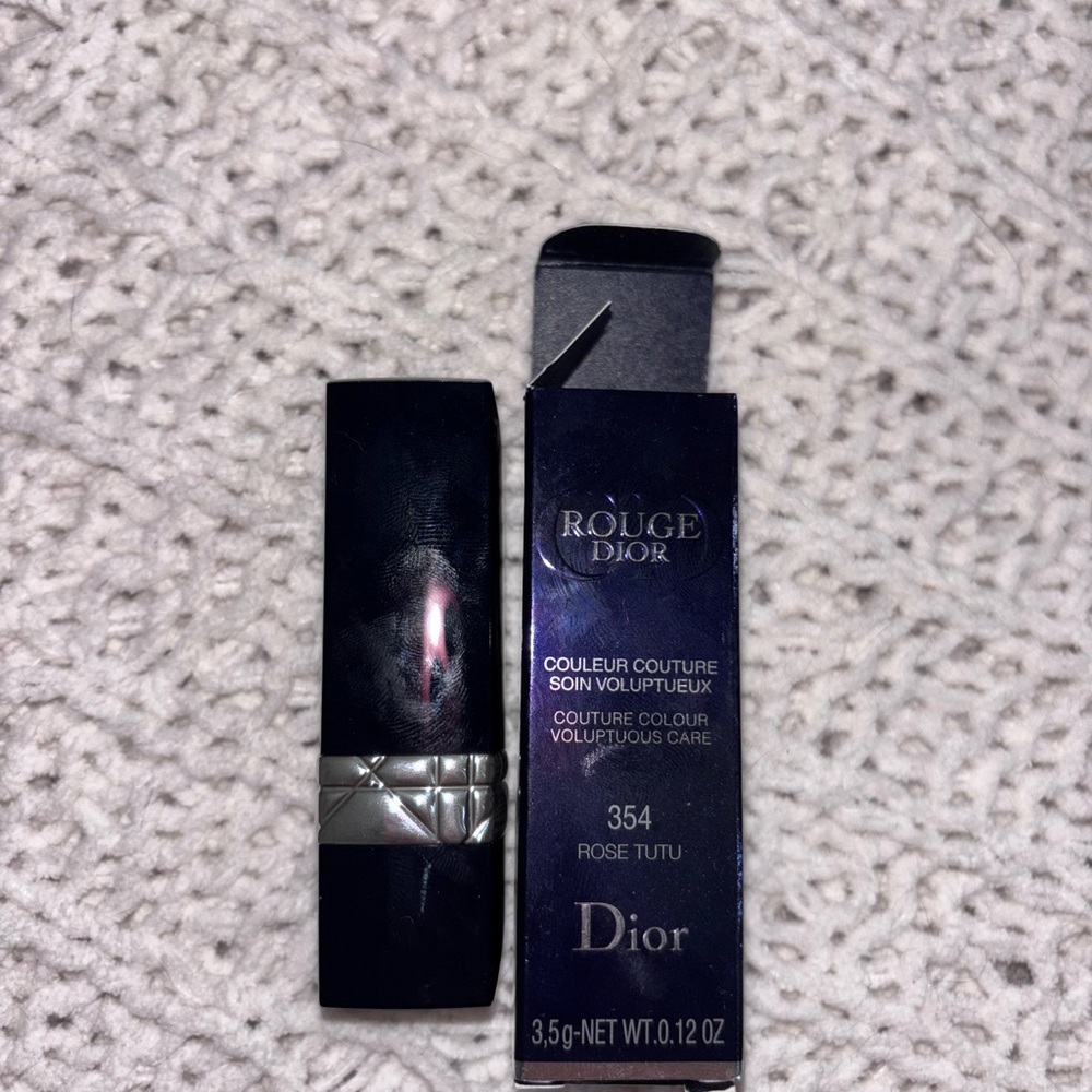 Dior Rouge Lipstick in Classic Black and Silver